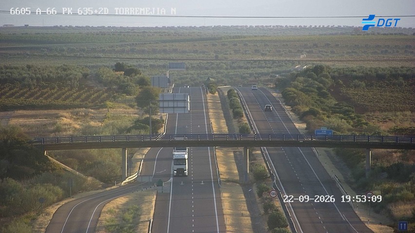 Cámara de tráfico A-66 Badajoz KM 635,275