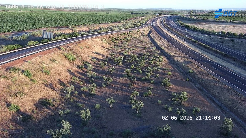 Cámara de tráfico A-66 Badajoz KM 640,75