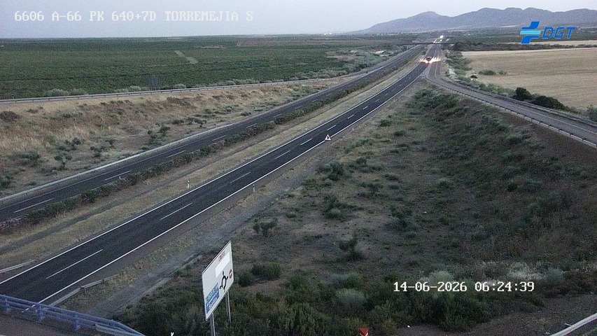 Cámara de tráfico A-66 Badajoz KM 640,75