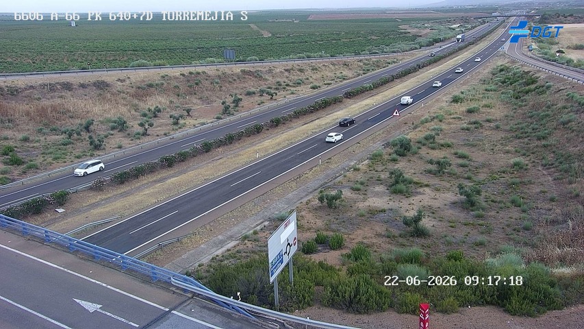Cámara de tráfico A-66 Badajoz KM 640,75