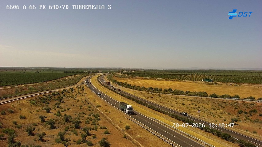 Cámara de tráfico A-66 Badajoz KM 640,75