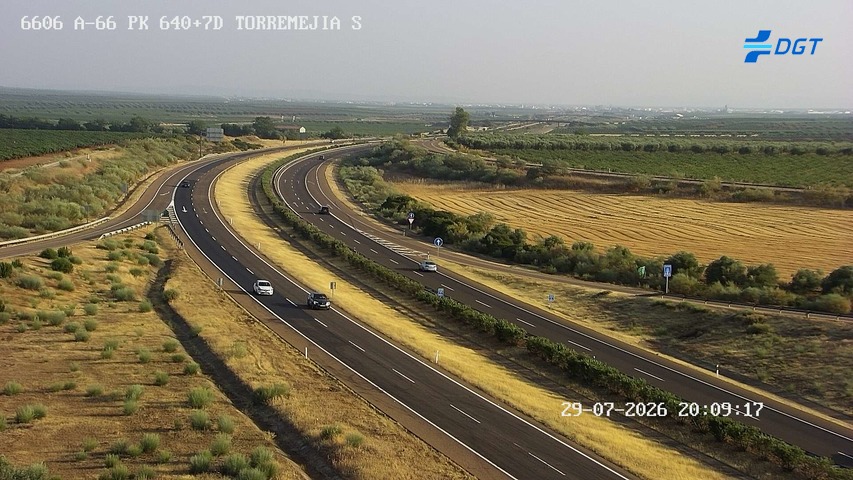 Cámara de tráfico A-66 Badajoz KM 640,75