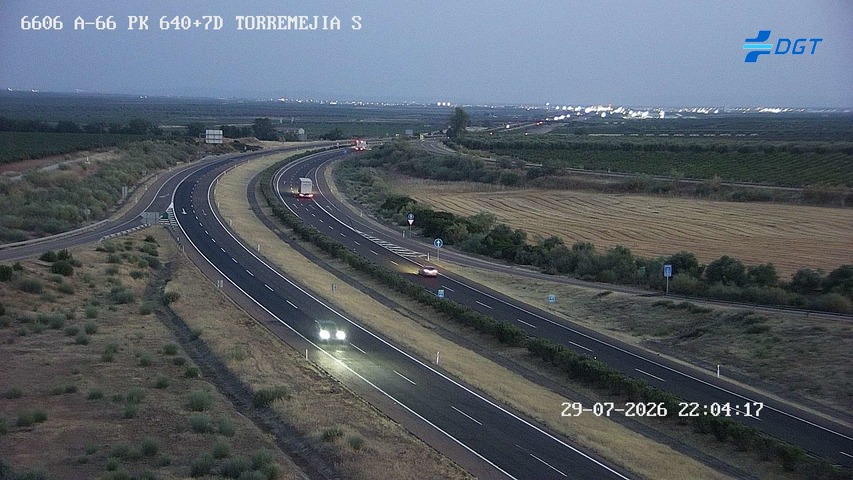 Cámara de tráfico A-66 Badajoz KM 640,75