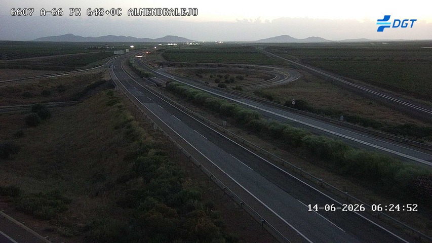 Cámara de tráfico A-66 Badajoz KM 648,06