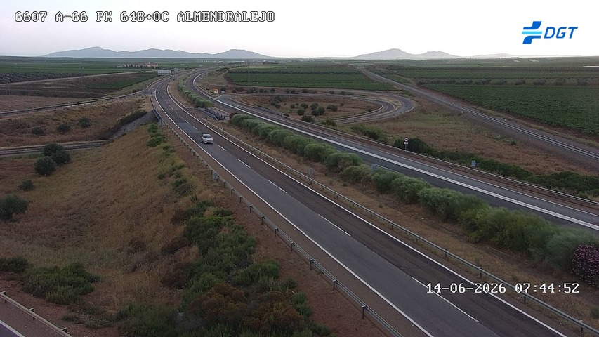 Cámara de tráfico A-66 Badajoz KM 648,06