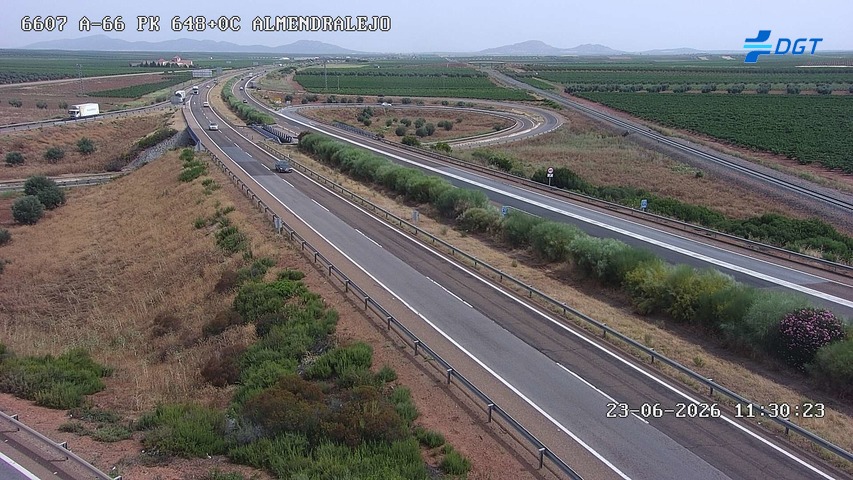 Cámara de tráfico A-66 Badajoz KM 648,06