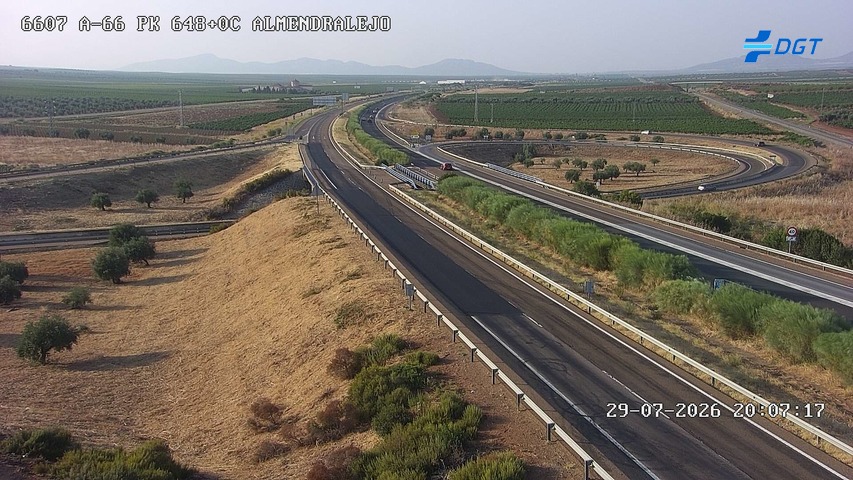 Cámara de tráfico A-66 Badajoz KM 648,06