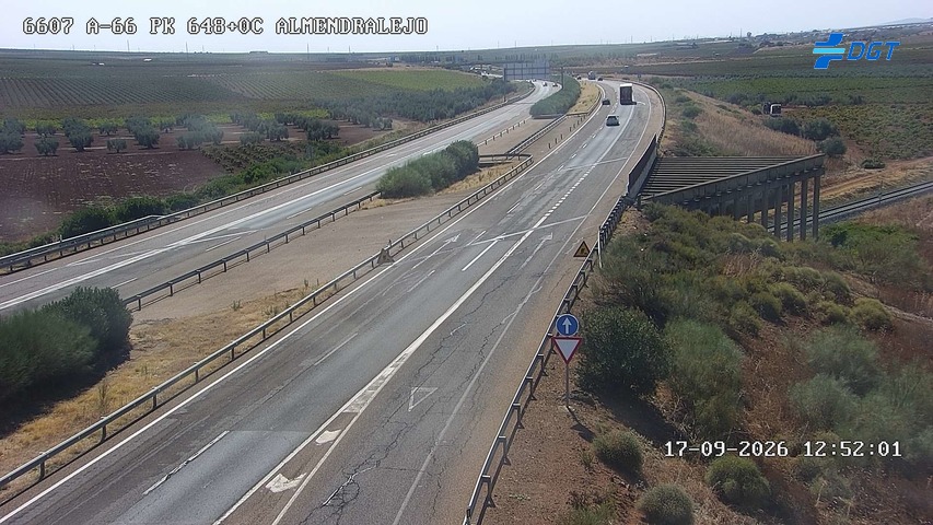 Cámara de tráfico A-66 Badajoz KM 648,06