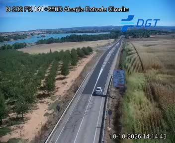 Cámara de tráfico en la N-232, km 141.25