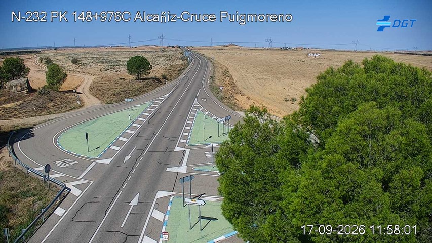 Cámara N-232 Teruel Km 148,9