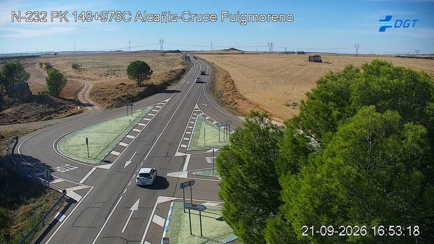 Cámara N-232 Teruel Km 148,9