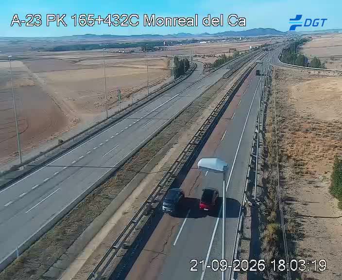 Cámara A-23 Teruel Km 165,4