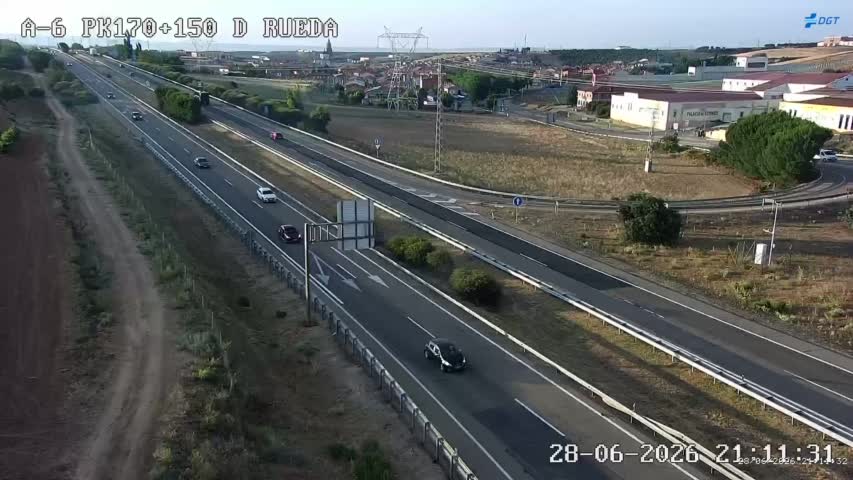 Cámara A-6 Provincia de Valladolid KM 170,1