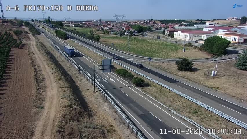 Cámara A-6 Provincia de Valladolid KM 170,1