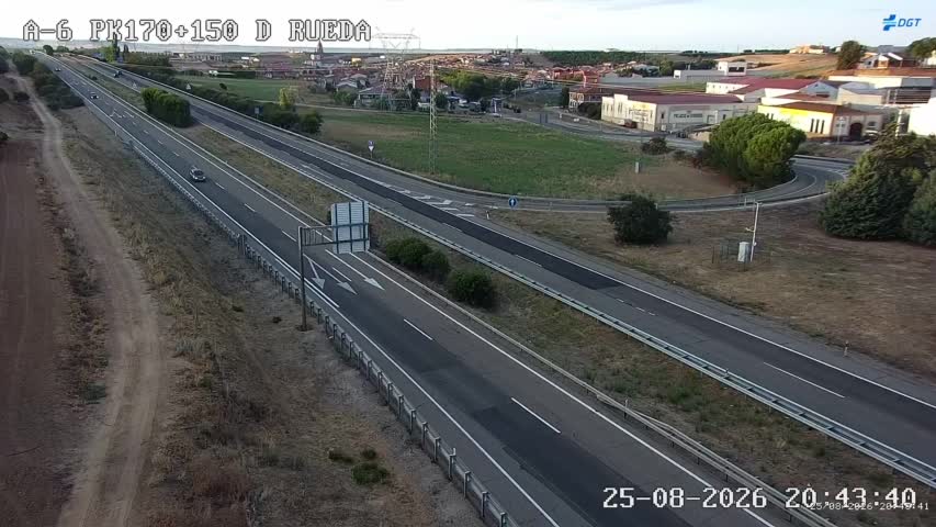 Cámara A-6 Provincia de Valladolid KM 170,1