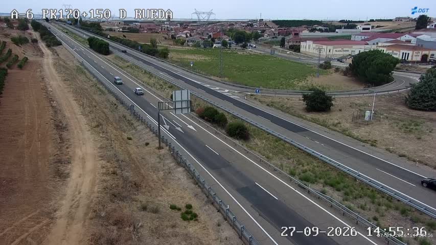 Cámara A-6 Provincia de Valladolid KM 170,1