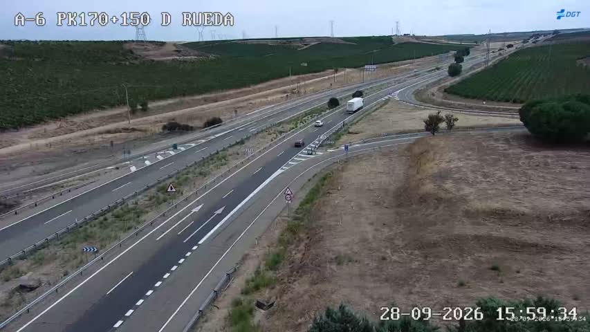 Cámara A-6 Provincia de Valladolid KM 170,1