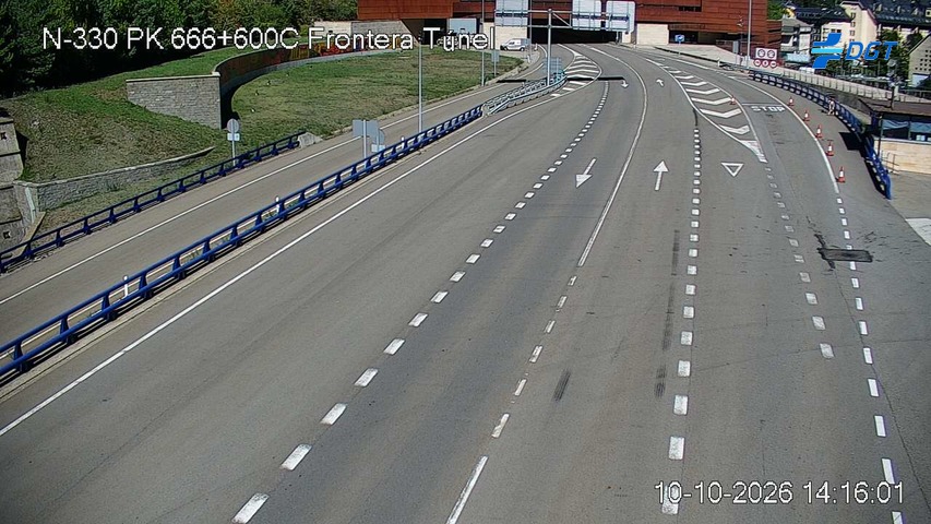 Cámara de tráfico en la N-330, km 666.6