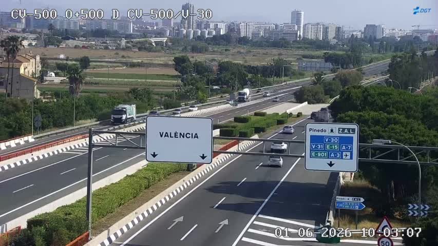 Valencia/València — CV-500 km 0