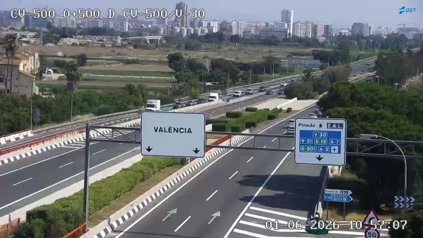 Valencia/València — CV-500 km 0