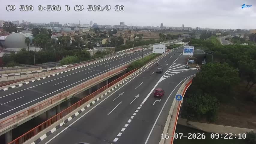 Valencia/València — CV-500 km 0