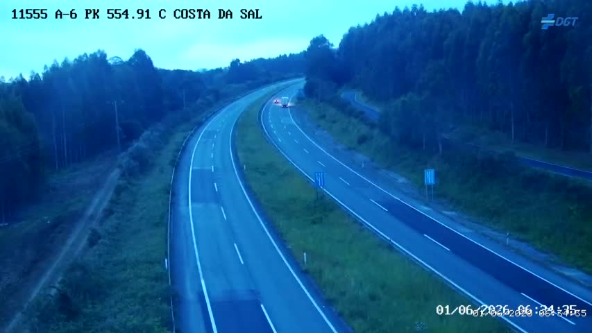 Coruña, A — A-6 km 555