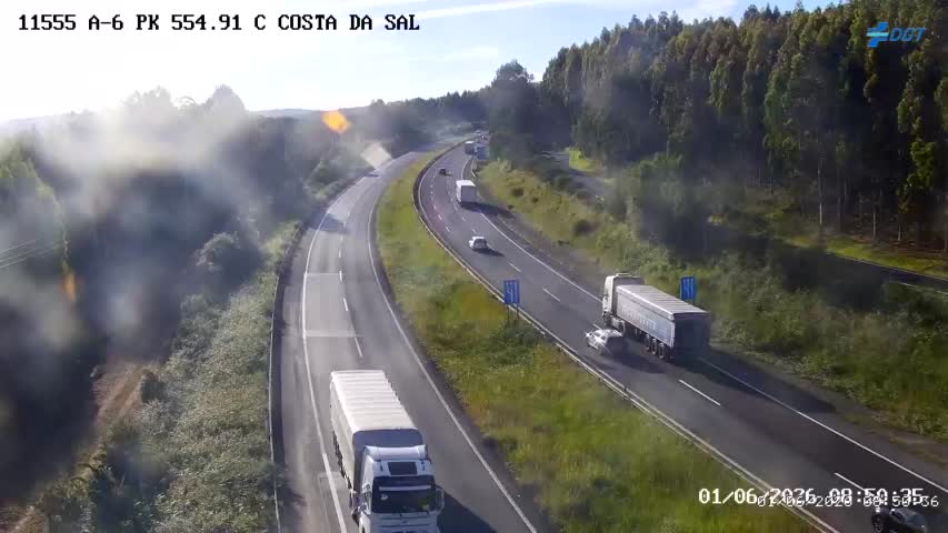 Coruña, A — A-6 km 555