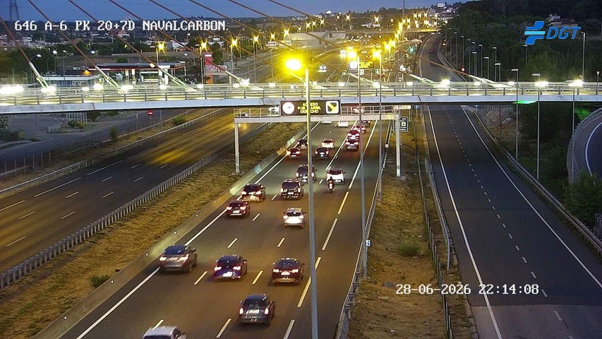 Cámara A-6 Provincia de Madrid KM 20,7