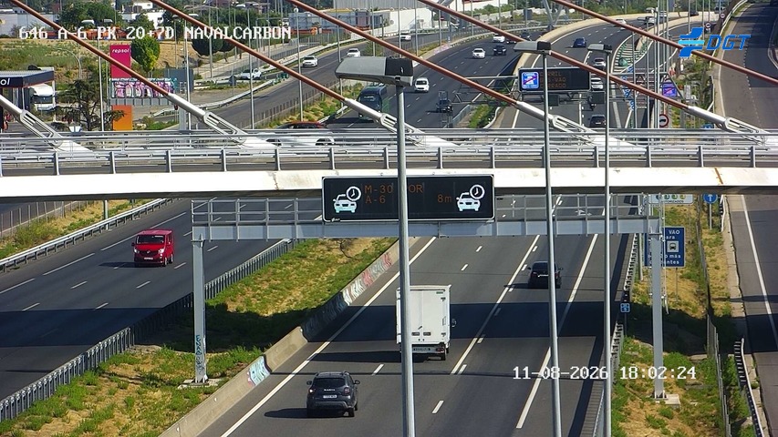 Cámara A-6 Provincia de Madrid KM 20,7