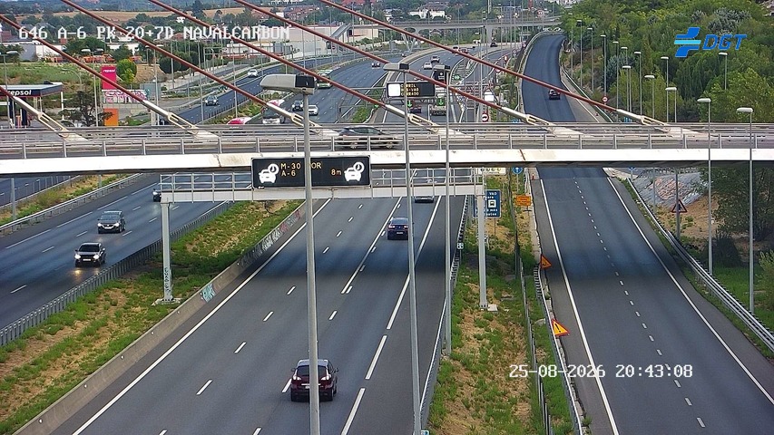 Cámara A-6 Provincia de Madrid KM 20,7