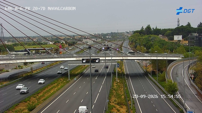 Cámara A-6 Provincia de Madrid KM 20,7