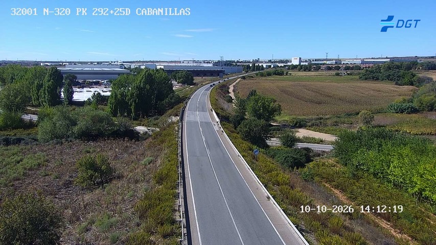 Cámara de tráfico en la N-320, km 292.25