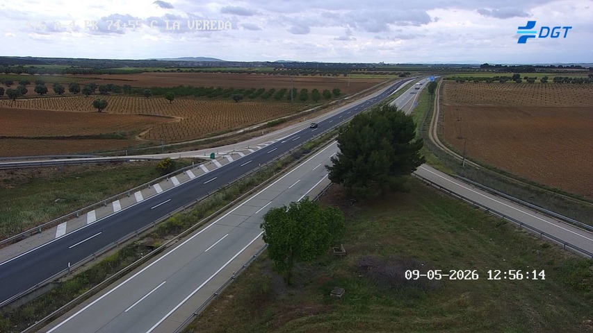 Cámara DGT A-4 PK 74.55 — A-4 km 74.55