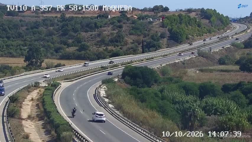 Cámara de tráfico en la A-357, km 58.15