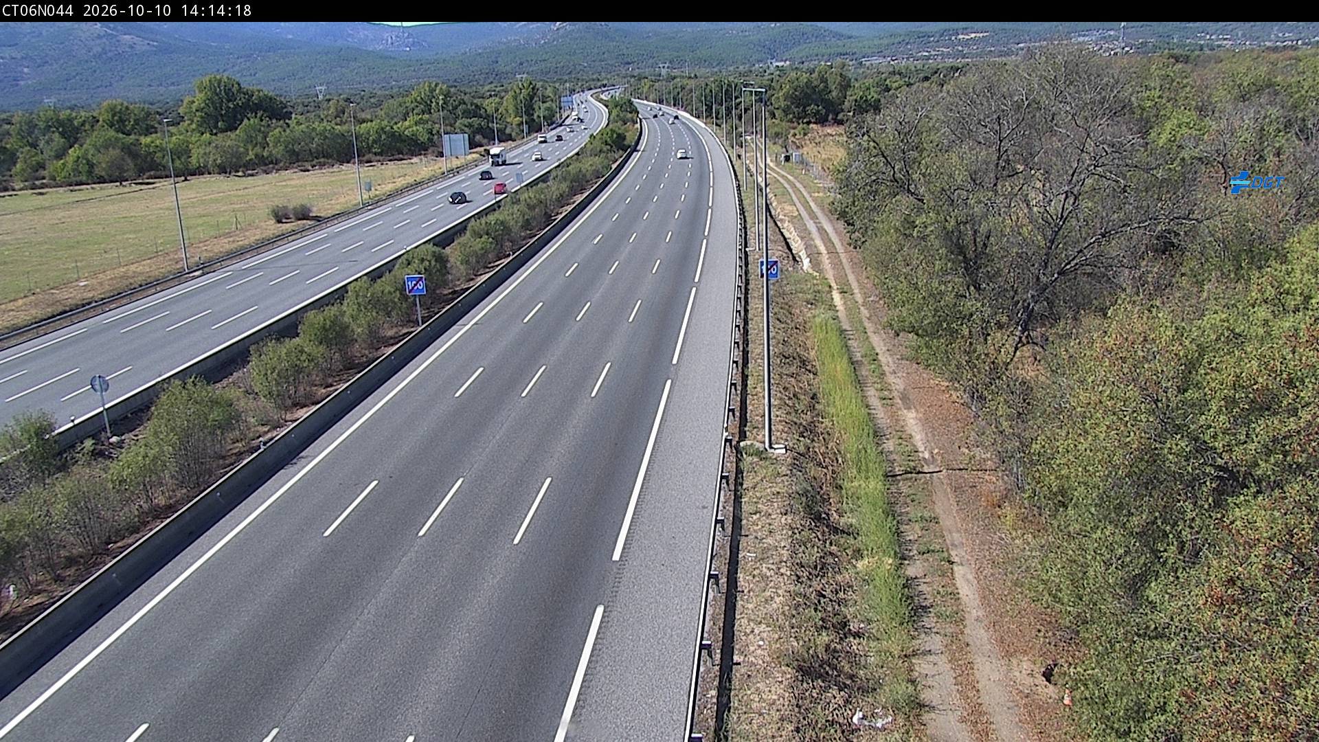 Cámara de tráfico en la AP-6, km 44.0
