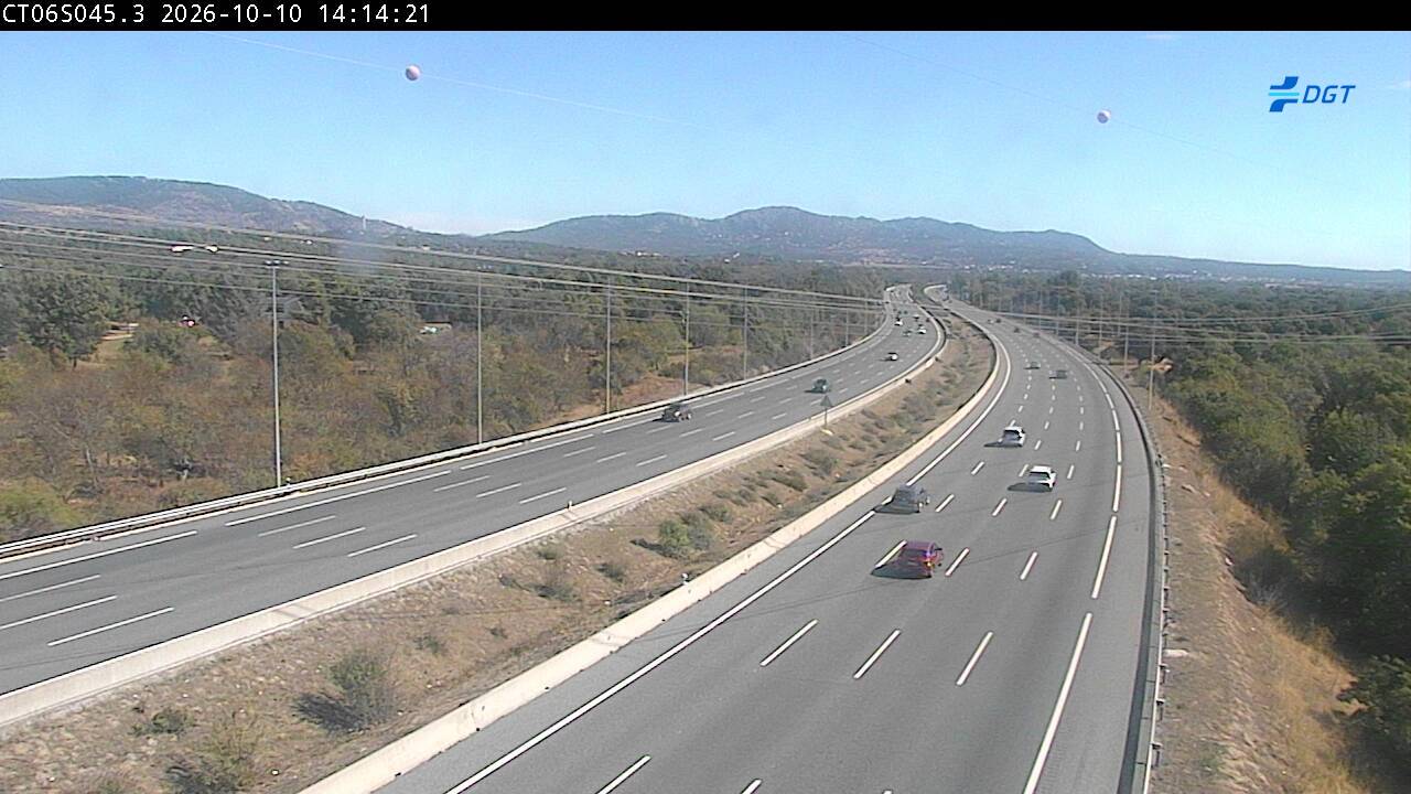 Cámara de tráfico en la AP-6, km 45.3