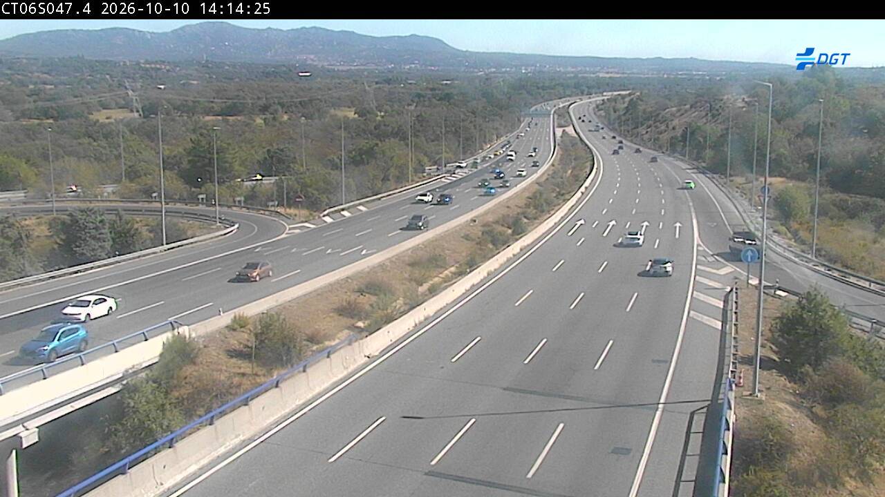 Cámara de tráfico en la AP-6, km 47.4
