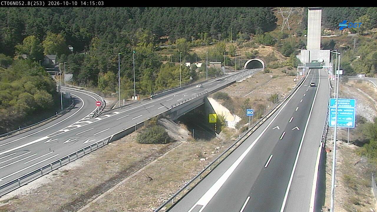 Cámara de tráfico en la AP-6, km 52.868