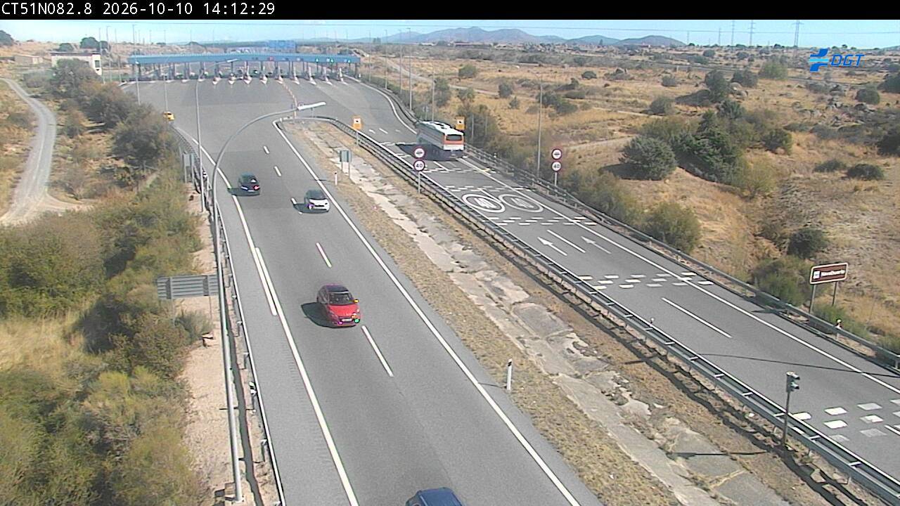 Cámara de tráfico en la AP-51, km 82.8