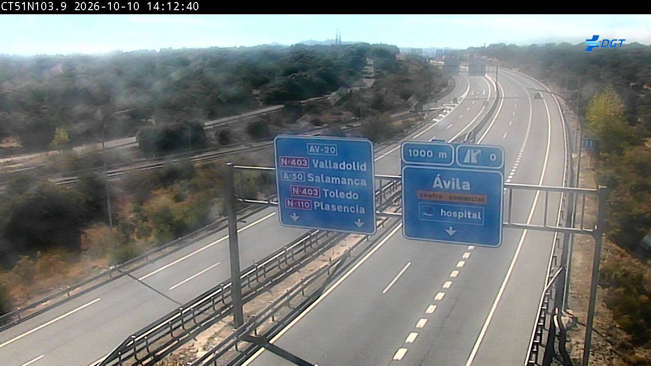 Cámara de tráfico en la AP-51, km 103.9