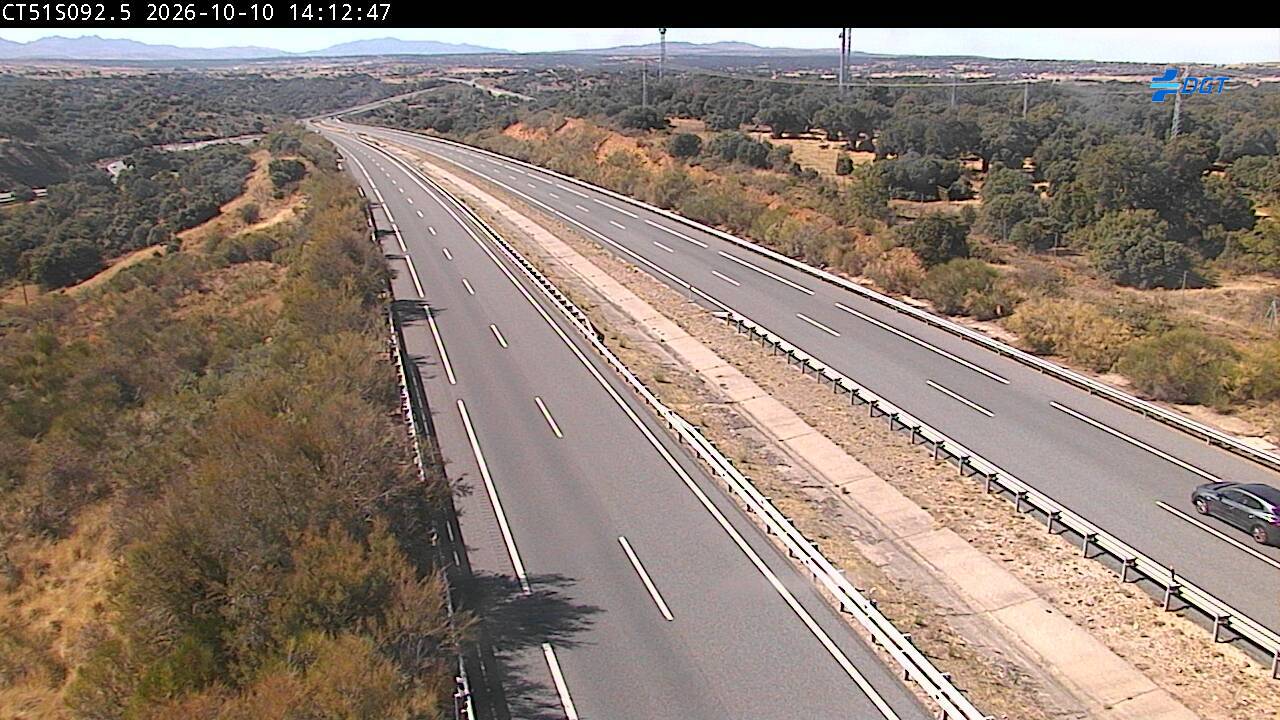 Cámara de tráfico en la AP-51, km 92.5