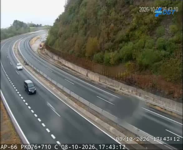 Cámara de tráfico en la AP-66, km 76.71