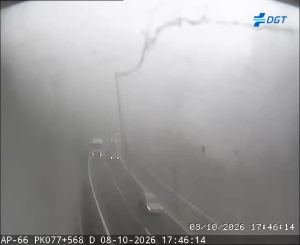 Cámara de tráfico en la AP-66, km 77.568