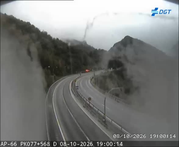 Cámara de tráfico en la AP-66, km 77.568