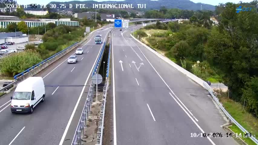 Cámara de tráfico en la A-55, km 30.75