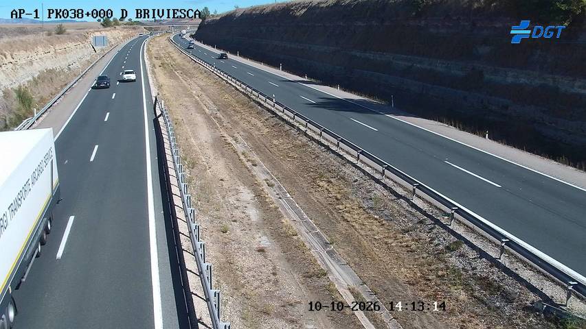 Cámara de tráfico en la AP-1, km 38.0
