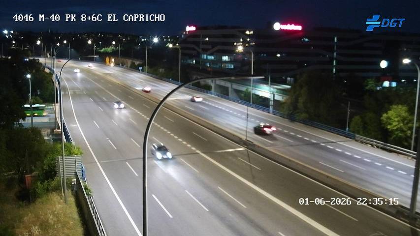 Madrid — M-40 km 9