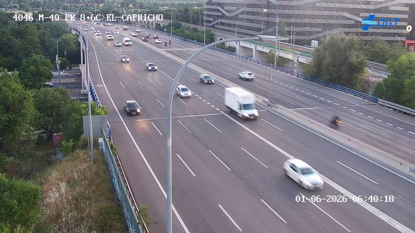Madrid — M-40 km 9