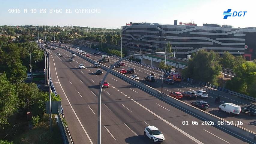 Madrid — M-40 km 9