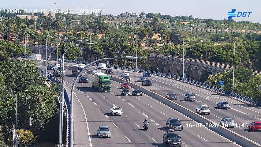 Madrid — M-40 km 9
